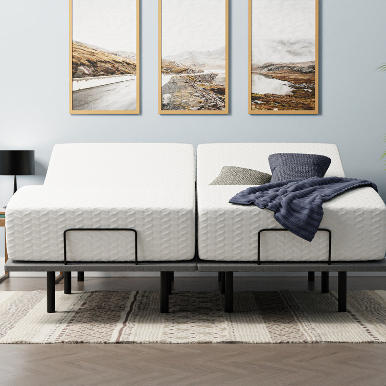 Wayfair Sleep™ 10" Firm Gel Memory Foam Mattress and Adjustable Base